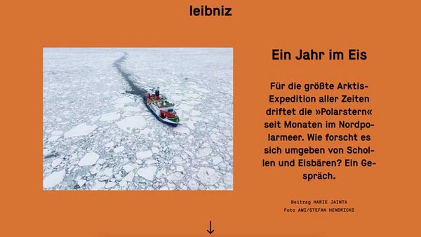 Quelle: Leibniz-Gemeinschaft / Foto: Stefan Hendricks, AWI