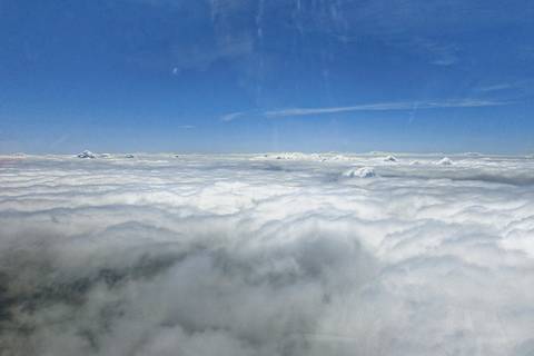 richtig schön ist es über den Wolken… Foto: Birgit Wehner/TROPOS