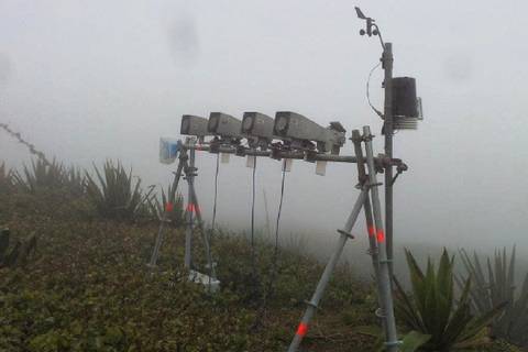 Wolkenwassersammler auf dem Monte Verde . Foto: TROPOS