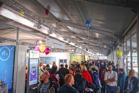 Bundeszelt auf dem Altmarkt. Foto: Tilo Arnhold, TROPOS