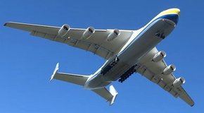 An-225 "Mriya" passing overhead