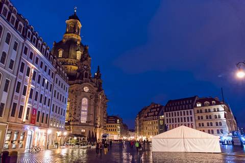 Wissenschaftsmeile auf dem Dresdner Neumarkt. Foto: Tilo Arnhold, TROPOS