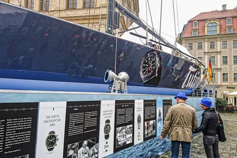 Wissenschaftsmeile auf dem Dresdner Neumarkt. Foto: Tilo Arnhold, TROPOS