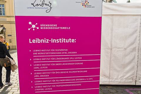 Eröffnung des Leibniz-Zeltes. Foto: Honey Alas, TROPOS