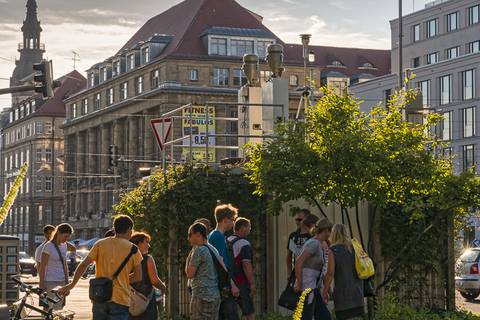 Dabei erklärten die ExpertInnen des TROPOS, wie Feinstaub überhaupt gemessen wird ...