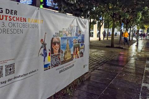 Tag der Deutschen Einheit in Dresden. Foto: Tilo Arnhold, TROPOS