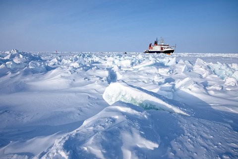 FS Polarstern seen from MET City. (Photo: Michael Gutsche)