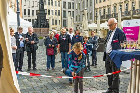 Eröffnung des Leibniz-Zeltes. Foto: Honey Alas, TROPOS