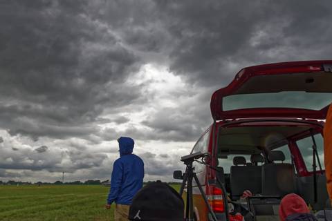 Die Bodencrew hat MASC trotzdem immer fest im Blick. Foto: Tilo Arnhold/ TROPOS