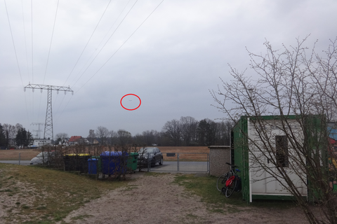 TROPOS container on school grounds