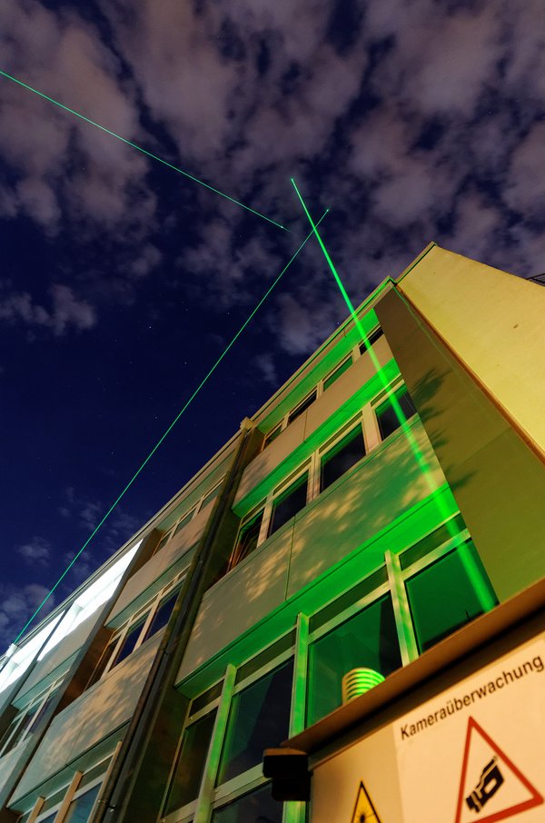 TROPOS-Lidar PolyXT in Leipzig. Foto: Tilo Arnhold, TROPOS