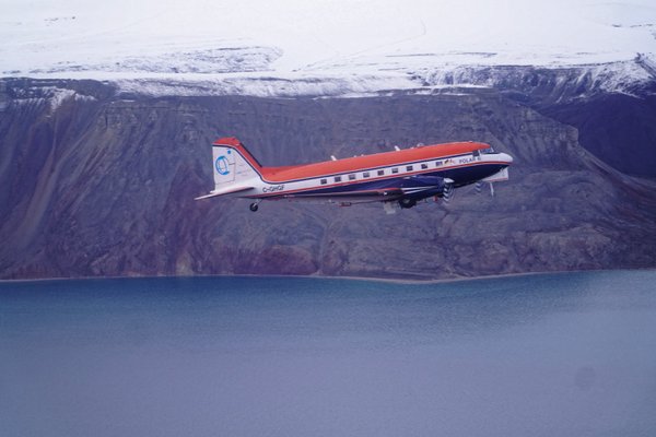 MOSAiC flight campaign from Svalbard. Photo: Stephan Schön, Sächsische Zeitung