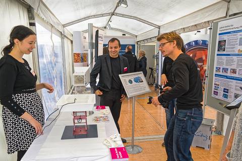 Die Ruhe vor dem Besucher-Ansturm. Foto: Beate Richter, TROPOS