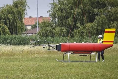 …und setzt sicher auf. Foto: Tilo Arnhold/TROPOS