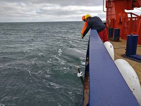 Ein Float geht zu Wasser. Foto: Ulrich Küster, FU Berlin