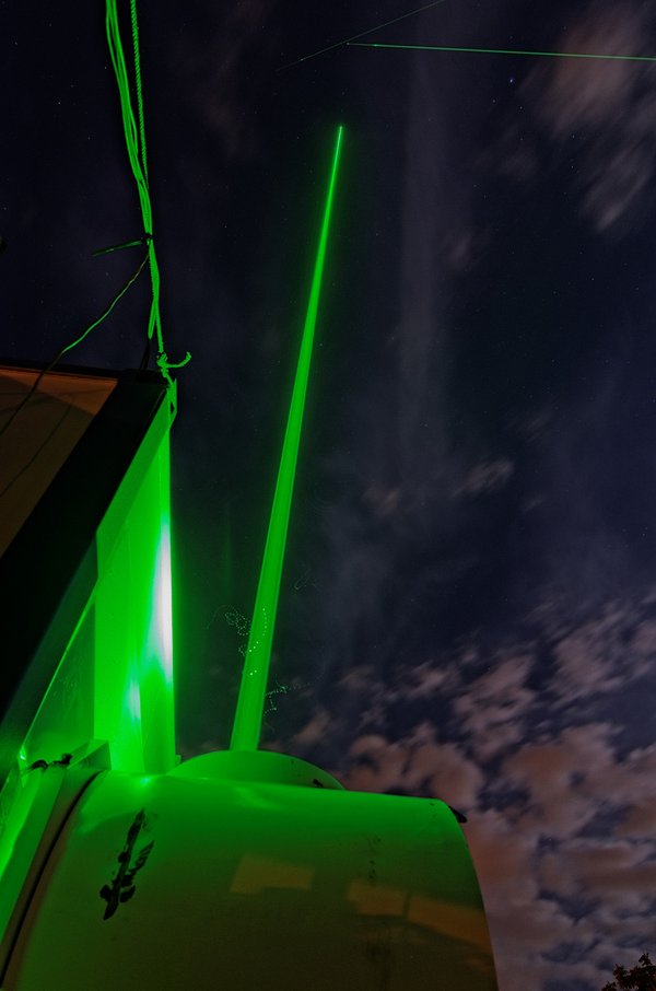 TROPOS-Lidar MARTHA in Leipzig. Foto: Tilo Arnhold, TROPOS