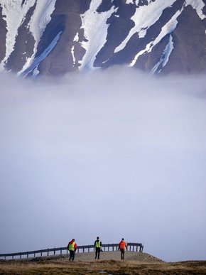 Fog - taken from top of the Advendsdalen. Photo: André Ehrlich, Universität Leipzig