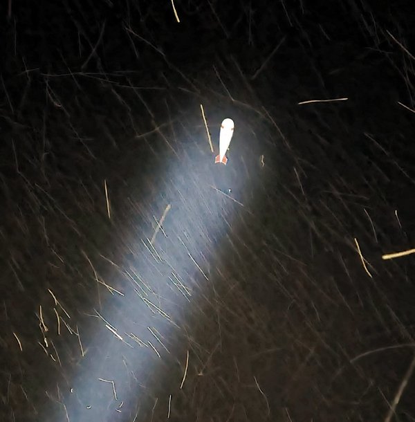 … und bei Nacht. Von dieser Premiere erhoffen sich die Forschenden neue Einblicke in die arktische Atmosphäre, die sich je nach Tages- und Jahreszeit stark unterscheiden kann. Foto: André Ehrlich, Universität Leipzig