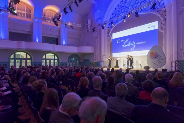 An der Festveranstaltung in der Kongresshalle Leipzig nahmen am 6. Februar 2017 rund 300 Gäste aus Politik, Verwaltung, Wirtschaft und Wissenschaft teil. Foto: Swen Reichold