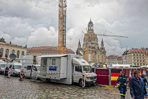 Dresdner Neumarkt. Foto: Tilo Arnhold, TROPOS