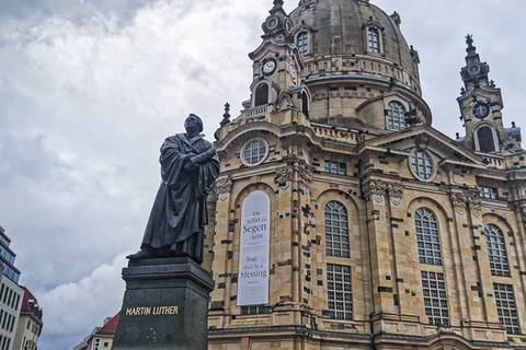 Wissenschaftsmeile auf dem Dresdner Neumarkt. Foto: Tilo Arnhold, TROPOS