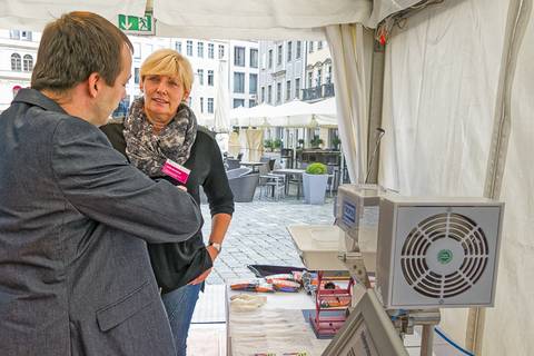 Die Leibniz-KollegInnen sind die ersten Gäste. Foto: Honey Alas, TROPOS