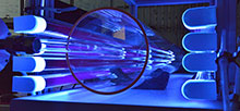 At the TROPOS in Leipzig, the team succeeded in demonstrating this process in laboratory experiments using a special flow apparatus that allows interference-free experiments of gas phase reactions at atmospheric pressure. Photo: Tilo Arnhold, TROPOS