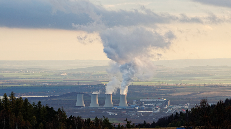 Kohlekraftwerk in Tschechien. Die Verbrennung fossiler Brennstoffe wirkt sich sowohl auf die Luftqualität als auch auf das Klima aus. Foto: Tilo Arnhold, TROPOS